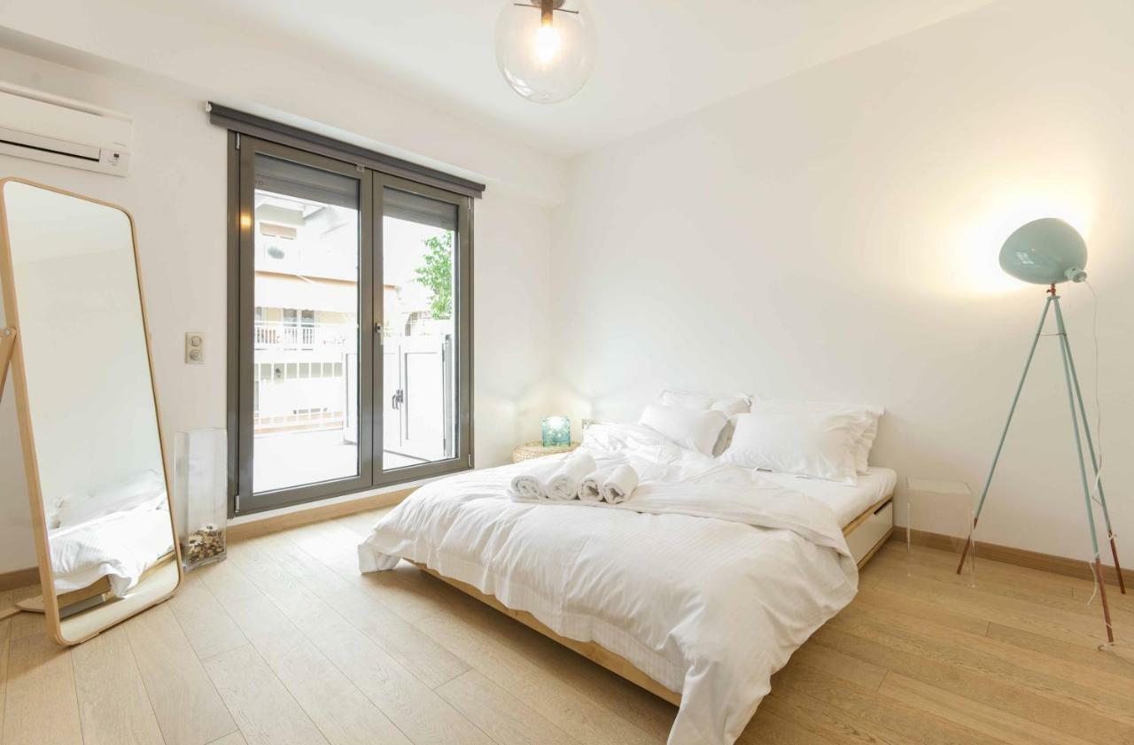 Stylish 3-Bedroom Apartment & Terrace 테살로니키 외부 사진